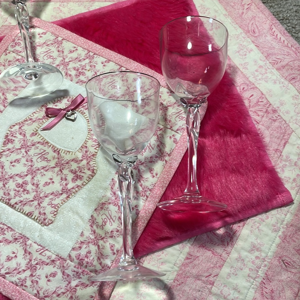 4 Replacements Lenox Expressions Shape Rhythm Wine Glasses - Picture 10 of 10